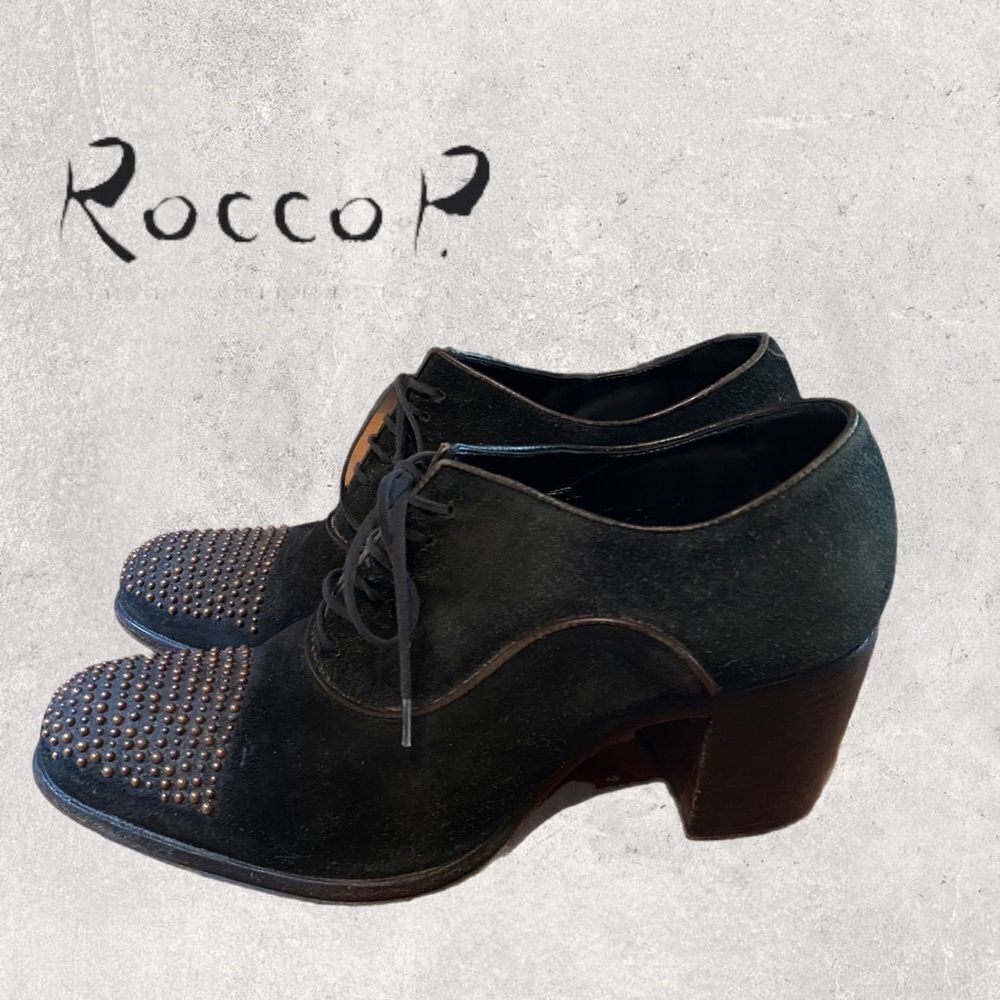Rocco P. Barney's New York Stud Ankle Booties 39.5 9
